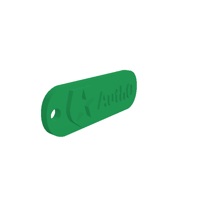 Gepersonaliseerde logo sleutelhanger
